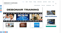 Desktop Screenshot of debonairtraining.com
